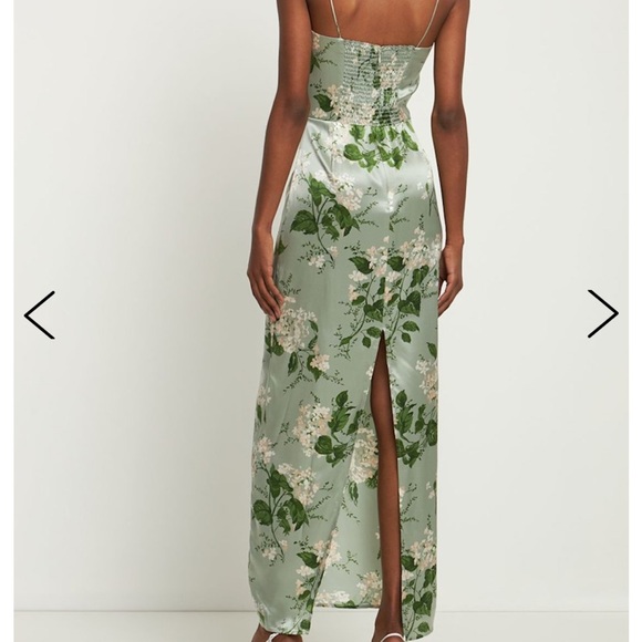 Reformation Frankie green dress - Picture 3 of 8